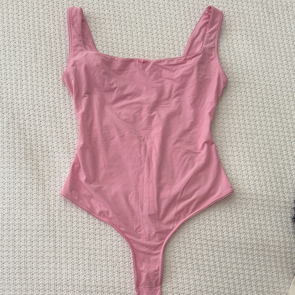 SKIMS Pink Bodysuit size Medium